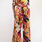 The Curve La - Plus Size Off The Shoulder Wide Leg Jumpsuit