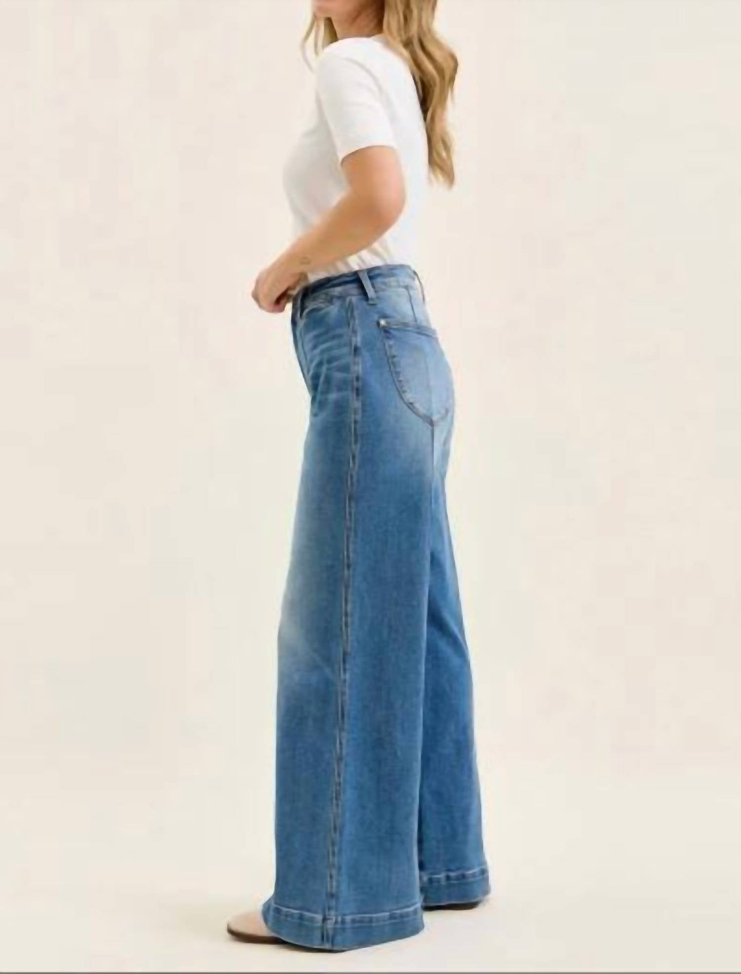 Judy Blue - High Waisted Liza Palazzo Jean