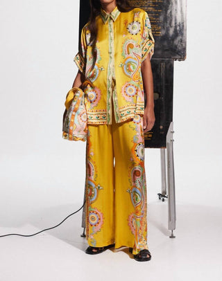 Alemais - Pinball Silk Button Down Shirt