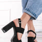 Xti - Women's Heeled Suede Sandals