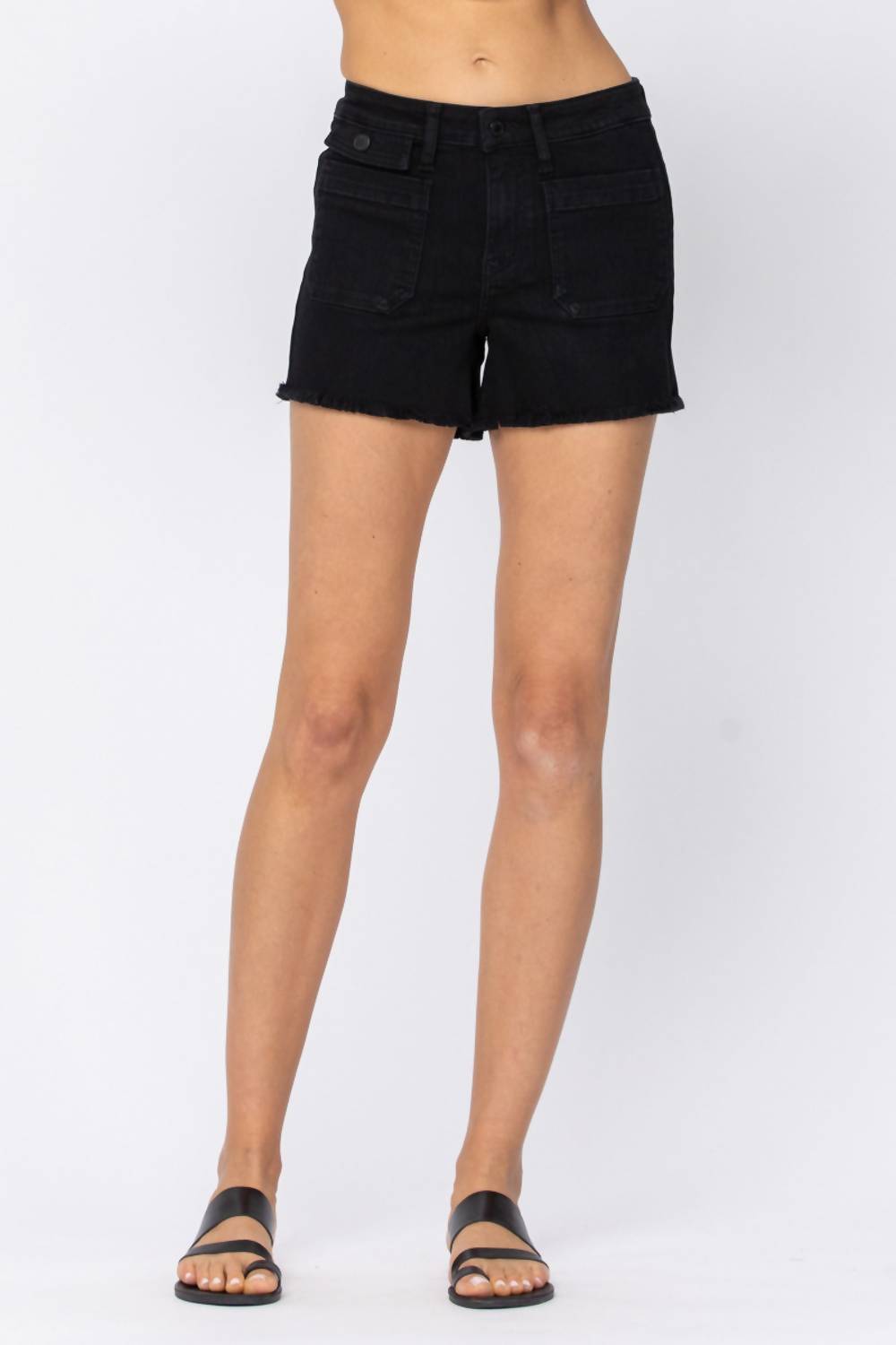 judy-blue-cargo-patch-pocket-shorts