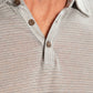 On This Day - Linen Stripe Polo Shirt