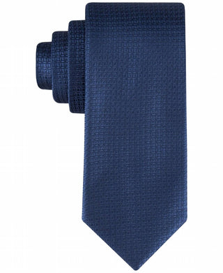 Calvin Klein - Men's Solid Geo-print Tie