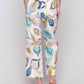 Charlie B - Printed Cropped Linen Blend Pants