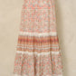 M.A.B.E. - Cass Print Maxi Skirt