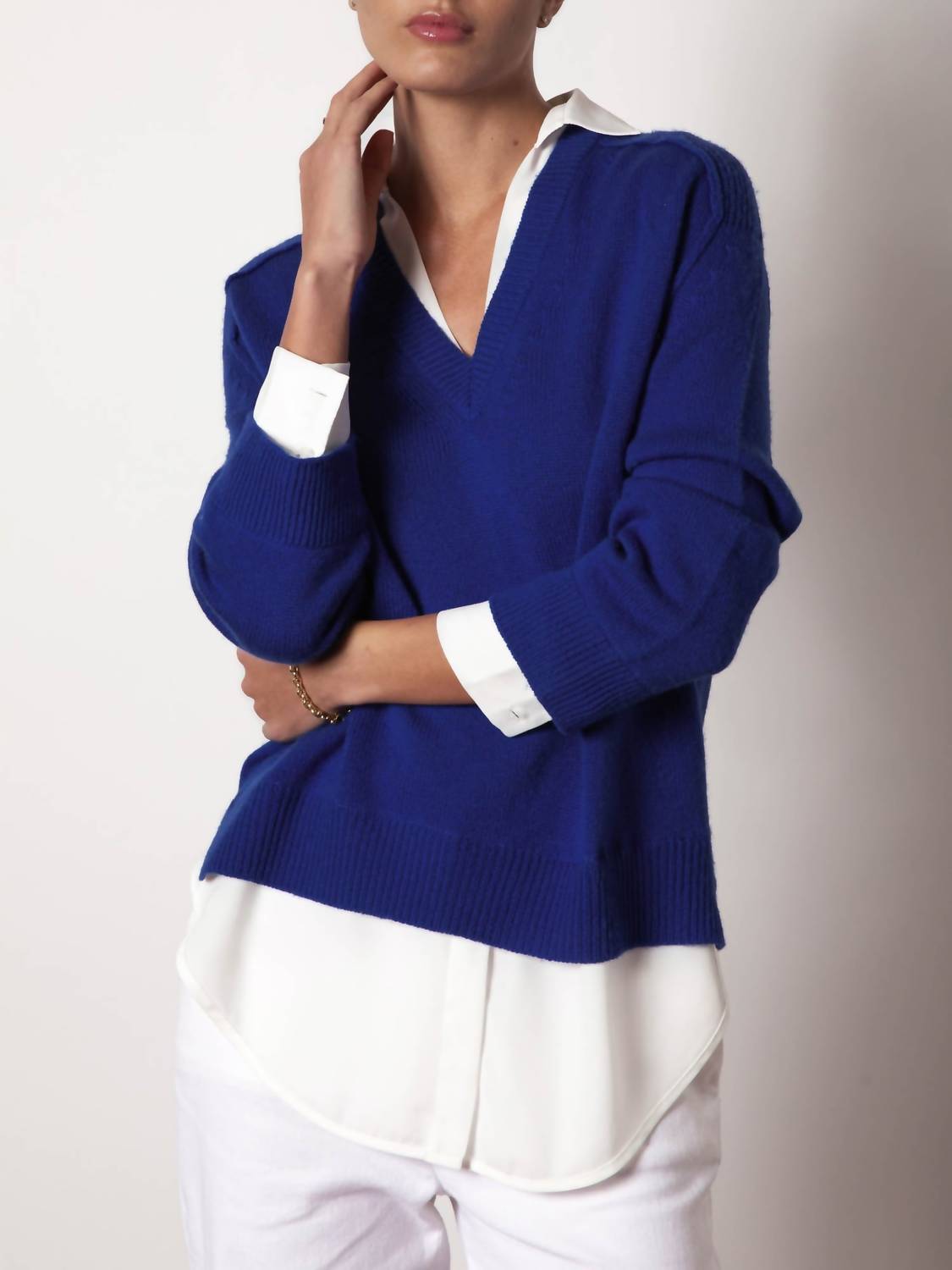 Brochu Walker - V-neck Layered Pullover