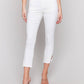 Charlie B - Side Tab Slim Cropped Pants