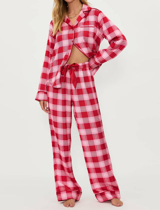 Beach Riot - Conjunto de pijama Livy Top e calça Connie