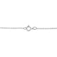 .925 Sterling Silver Pave-Set Diamond Accent Fairy Wing 18" Heart Pendant Necklace (I-J Color, I1-I2 Clarity)