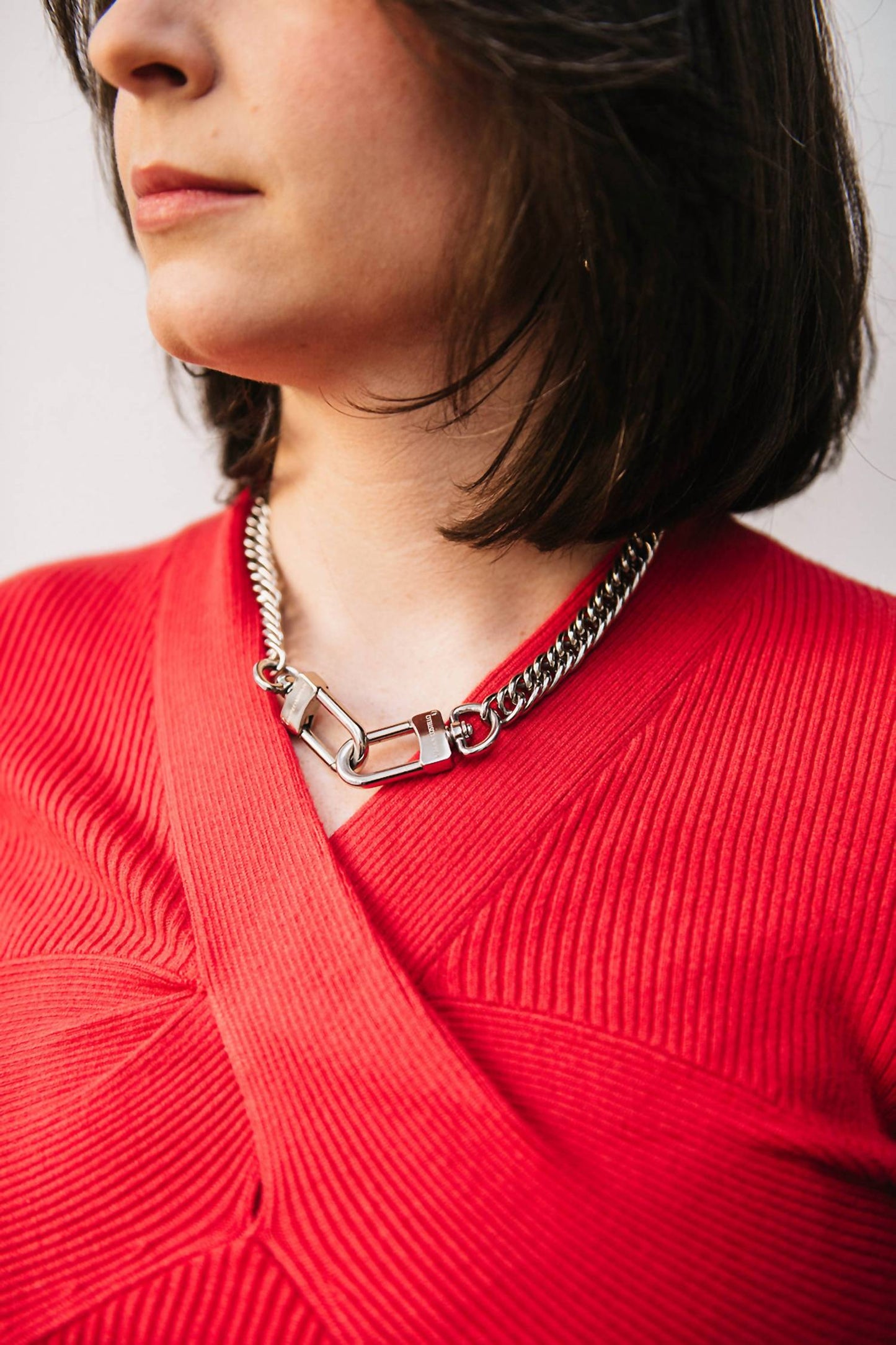 Steve Madden - Crossover Ribbed Sweater