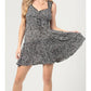 Angie - Tie Front Tank Strap Mini Dress
