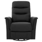 Manual Recliner Chair With 8-Point Massage and Swivel Function