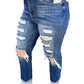 Risen - High Rise Boyfriend Jeans
