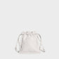 Lemiz - Women's Mini Bowie Drawstring Leather Bag