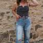 Cowgirl Vogue - Tulsa Embellished Bodysuit