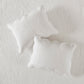3 Piece Reversible Scalloped Edge Quilt Set White Full/Queen