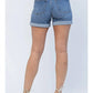 Judy Blue - Mid Rise Slim Shorts
