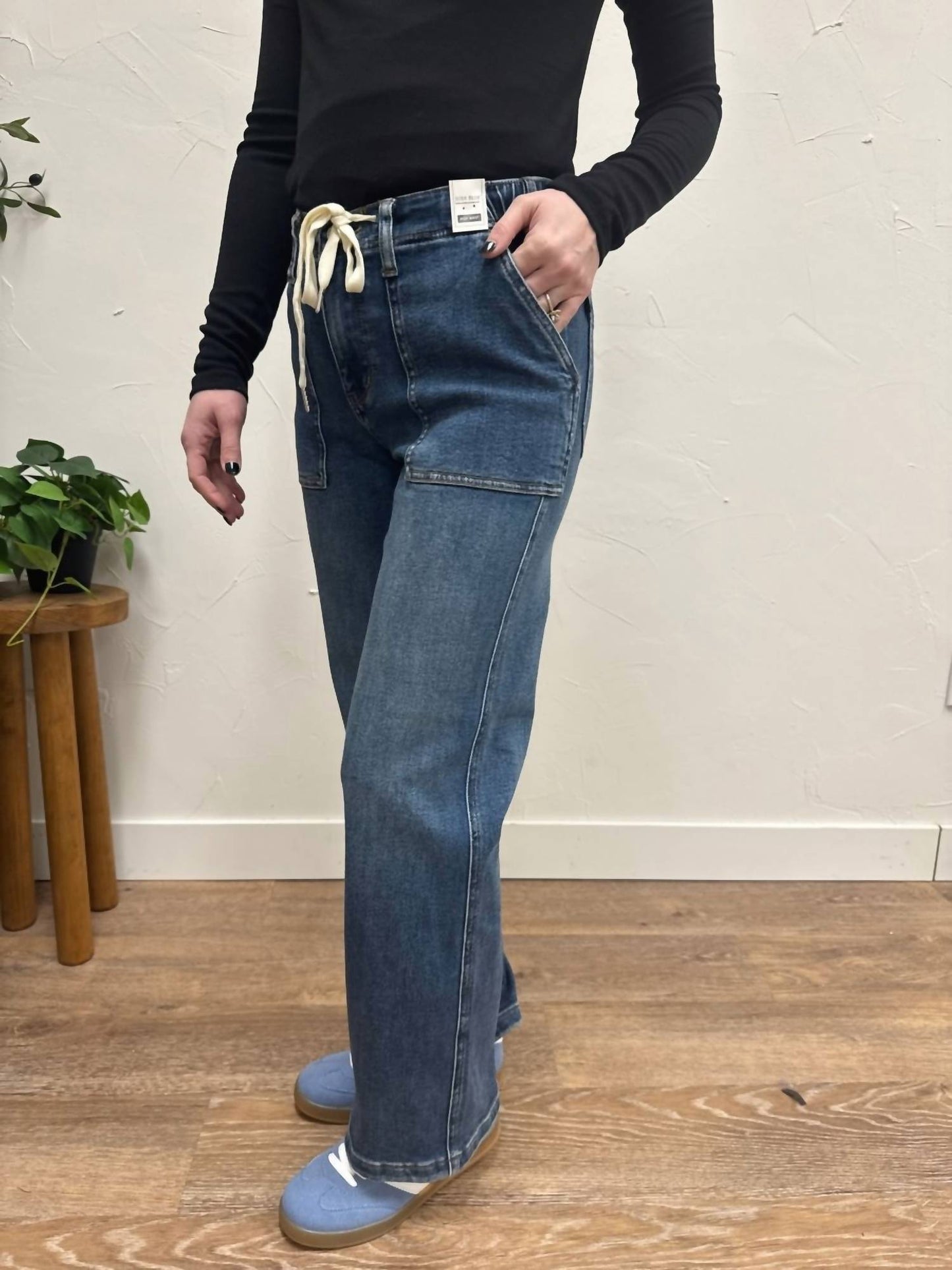 Judy Blue - High Waist Drawstring Jean