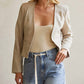 Crescent - Sofia Crop Open Blazer