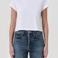 Agolde - Adine Shrunken Crewneck Tee