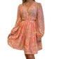 Entro - Floral Cutout Dress
