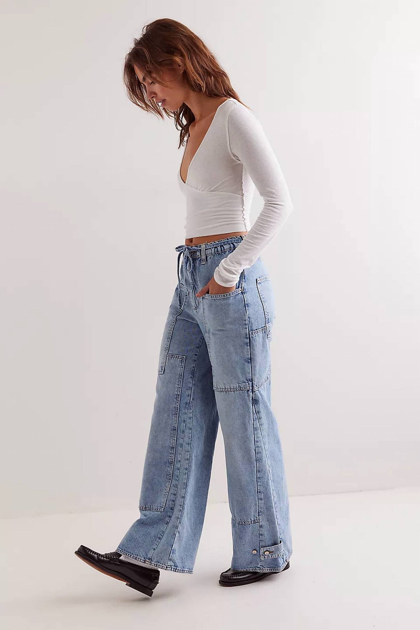Free People - Crvy Outlaw Jeans