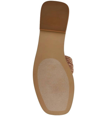 Steve Madden - Sandálias femininas Hadyn-m de macramê trançado