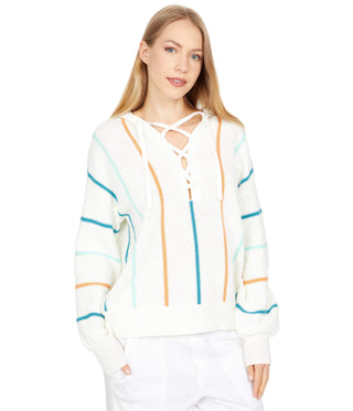 Roxy Bay of Rainbows Snow White Top