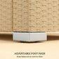 Outdoor Furniture Rattan Sofa with Cushions and Throw Pillows
