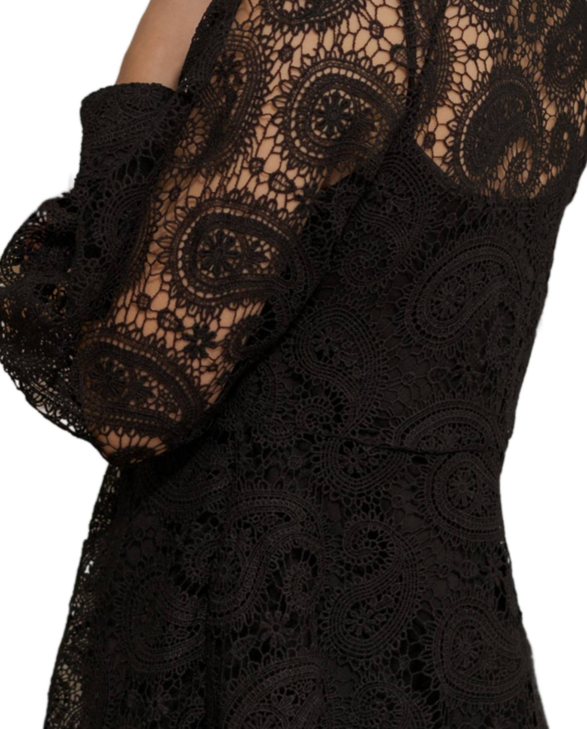 Akalia - Liane Long Sleeve Mini Lace Dress