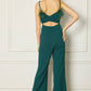 Entro - Feather Trim Jumpsuit