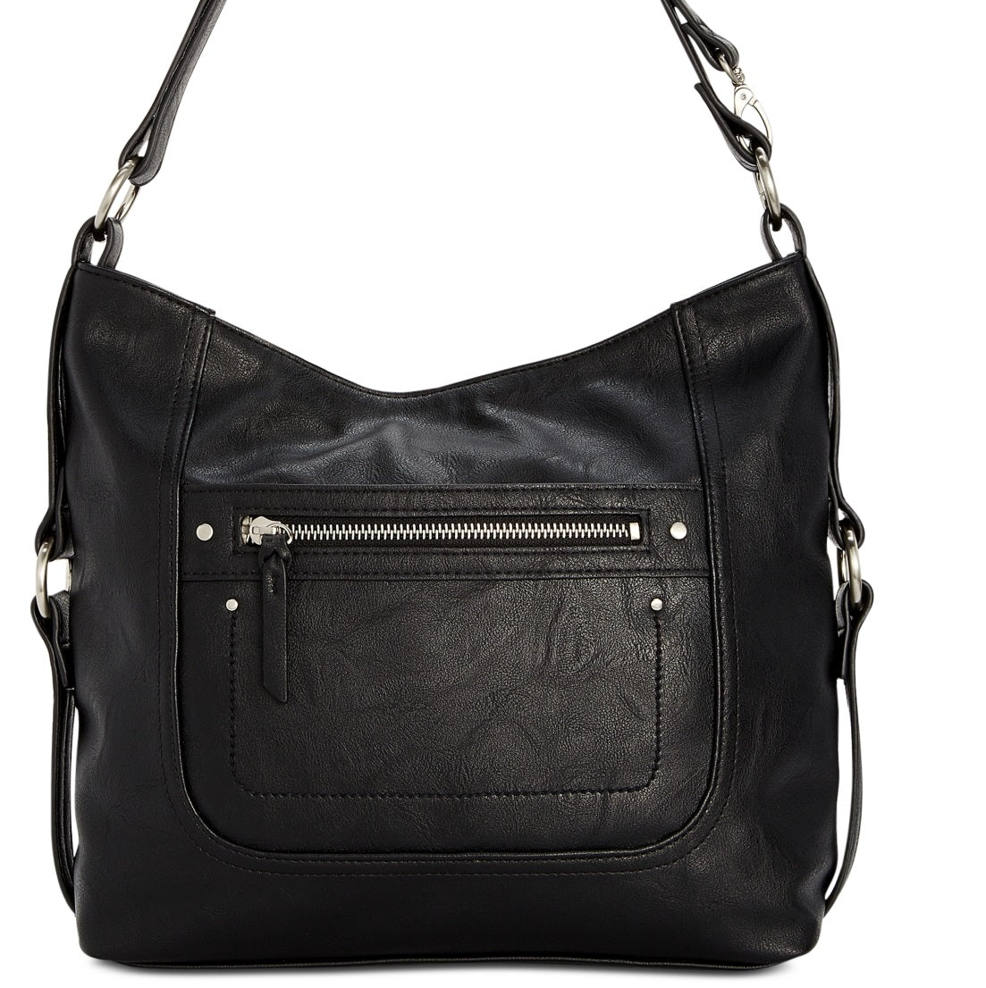 INC International Concepts Riverton Hobo Feminino Preto Tamanho Regular