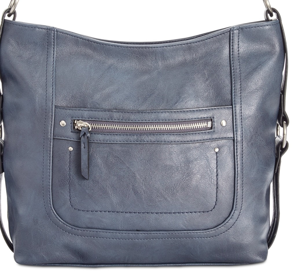 INC International Concepts Riverton Hobo Feminino Cinza Tamanho Regular