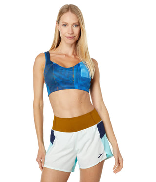 Brooks Women's High Impact Convertible Sports Bra - Motion Print