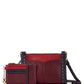 Bolsa transversal feminina Sak Sanibel de couro com carteira para cartão, marrom, tamanho regular