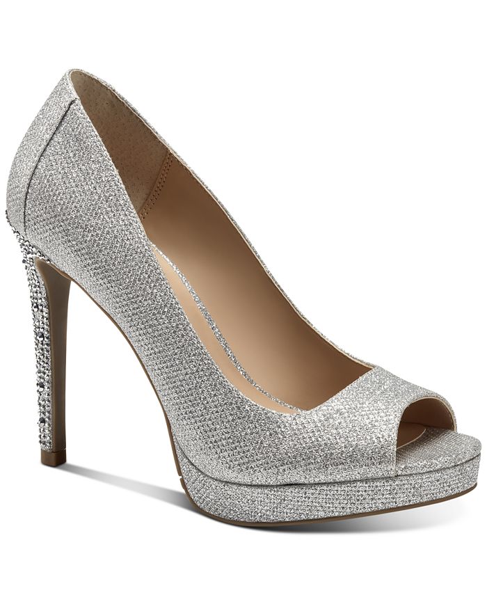 Thalia Sodi Lenna Scarpin Feminino Cinza Salto Alto Tamanho 9,5 M