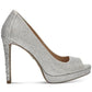 Thalia Sodi Lenna Scarpin Feminino Cinza Salto Alto Tamanho 9,5 M