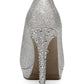 Thalia Sodi Lenna Scarpin Feminino Cinza Salto Alto Tamanho 9,5 M