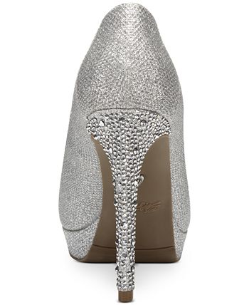 Thalia Sodi Lenna Scarpin Feminino Cinza Salto Alto Tamanho 9,5 M