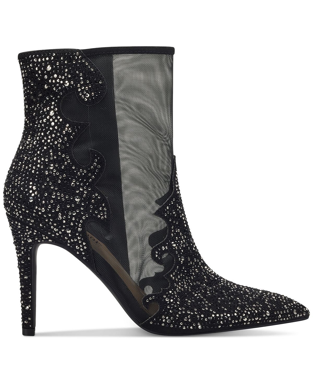 Thalia Sodi Botas Femininas Rosanna Embelezadas Pretas Tamanho 7,5 M