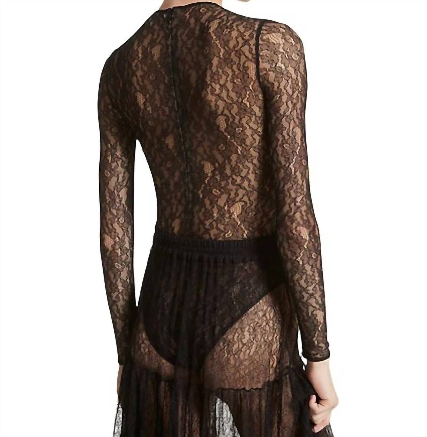 Michael Kors - Stretch Chantilly Lace Bodysuit