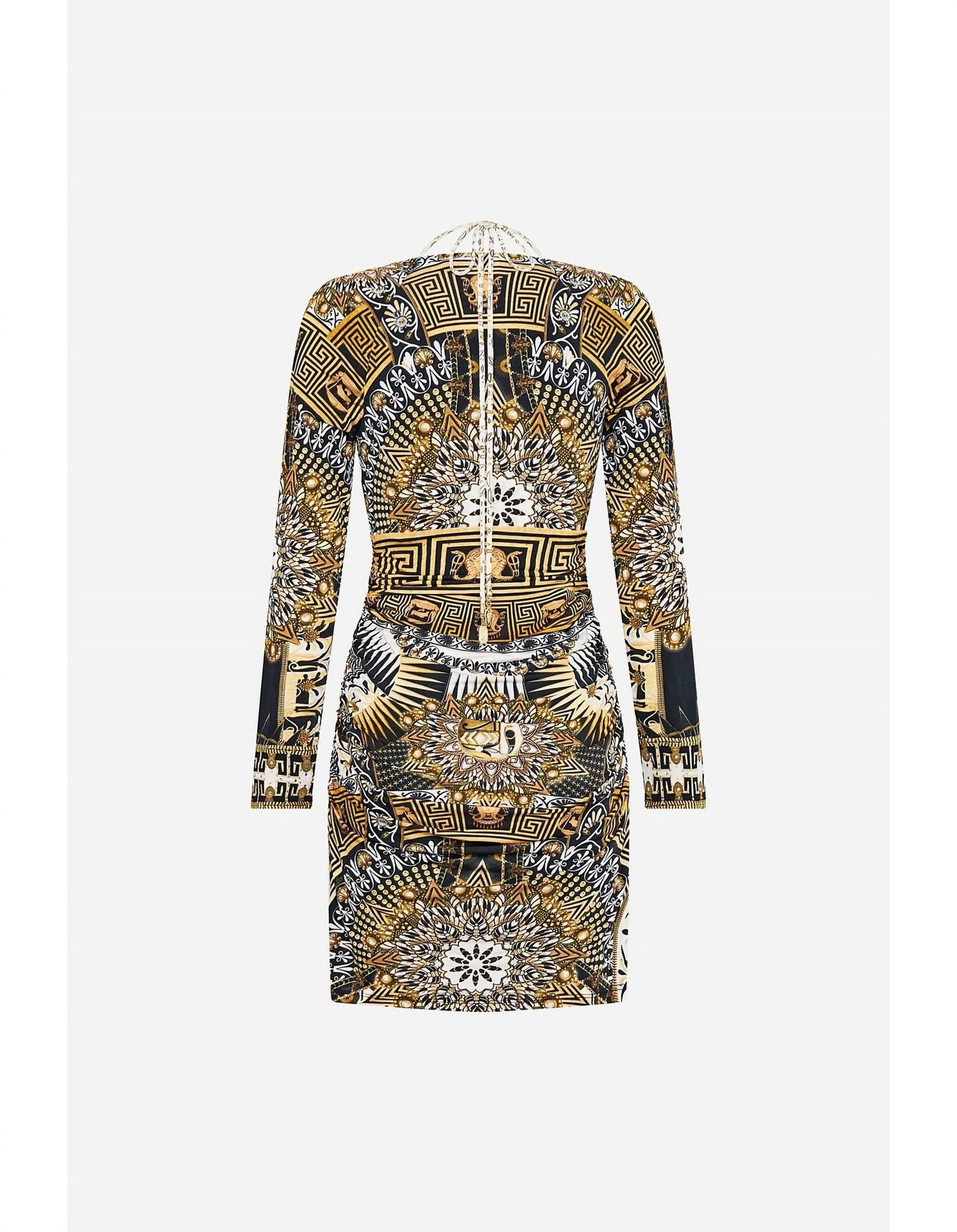 Camilla - Short Cut Out Jersey Halter Neck Dress