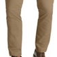 Calça chino elástica de corte reto masculina Polo Ralph Lauren, tamanho 36x34, bege