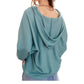 Bibi - Southwest Sunrise Patchwork Hoodie