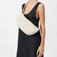 St. Agni - Women's Perforated Crescent Bag