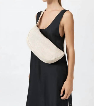 St. Agni - Women's Perforated Crescent Bag