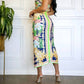 Little Secret Of Mine - Women's Bodycon Skirt Set With Slit And Bandeau Top