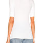Enza Costa - Stretch Silk Knit Half Sleeve Keyhole Top