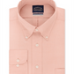 Camisa social Eagle Masculina Classic Regular Fit com gola elástica, não passável, rosa, tamanho 15/5, 32-33