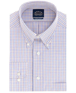 Eagle Men's Classic Fit Stretch Collar Dress Shirt Purple Size 34-35